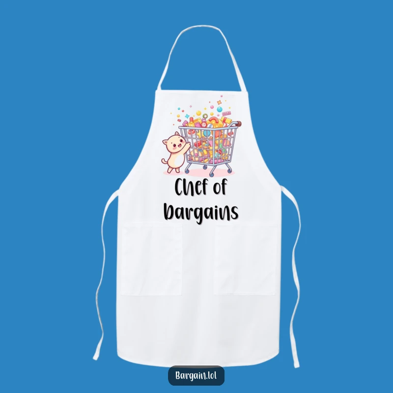 Funny Bargain Hunter Apron: Chef's Tiny Creature Kitchen Wear