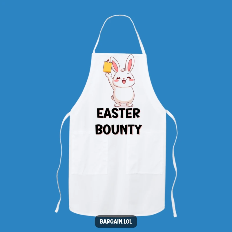Funny Kitchen Apron: Cook With Bunny Joy, Your Funny Gift!