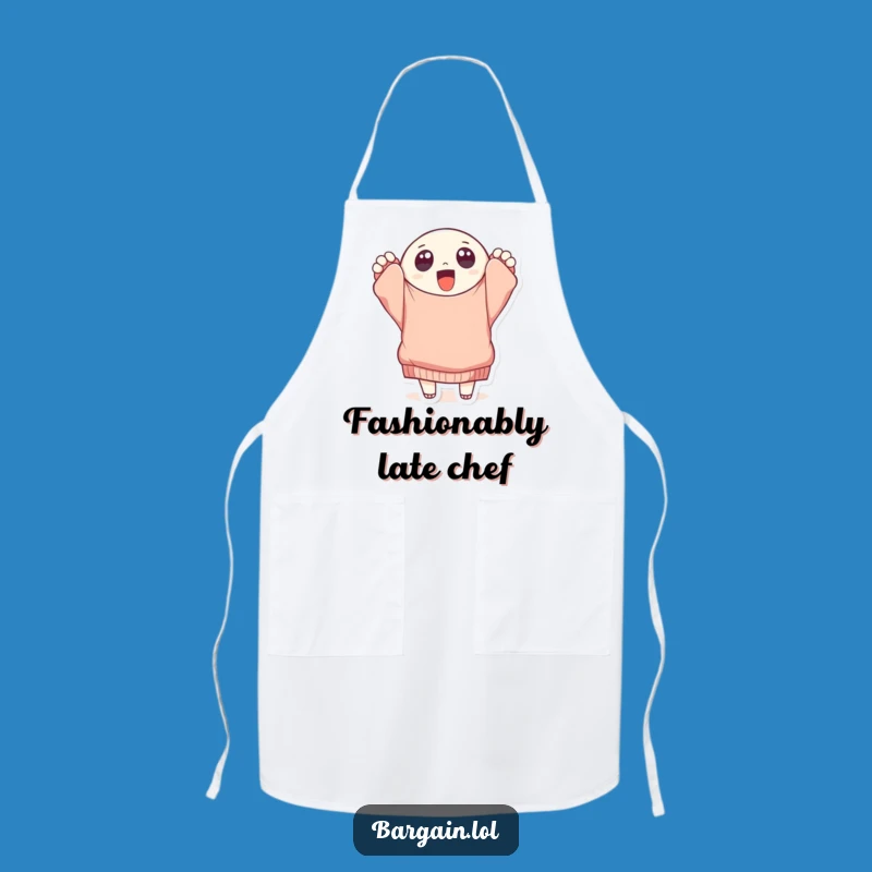Funny Sweater Apron: Kitchen Style With Cute Thrift Character