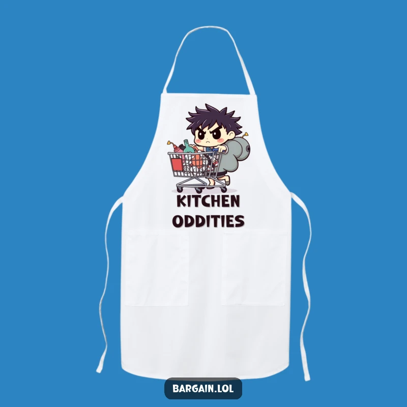Funny Treasure Hunter Apron - Chef's Hilarious Shopping Statement
