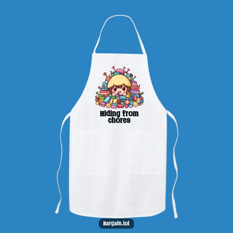Funny Thrift Treasure Chef Apron - Colorful Second-hand Kitchen Gift