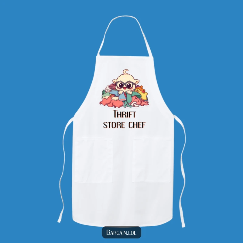 Funny Thrifting Apron: Creature Chef Style, Hilarious Kitchen Gift