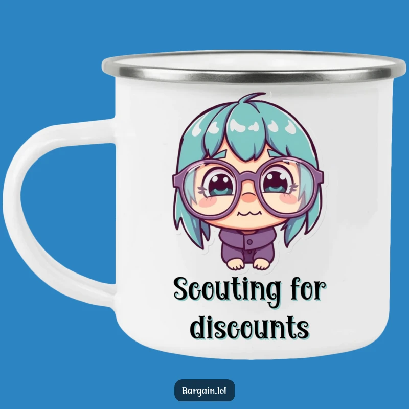 Funny Cheap Price Glasses Camp Mug - Quirky Bargain Outdoor Gift