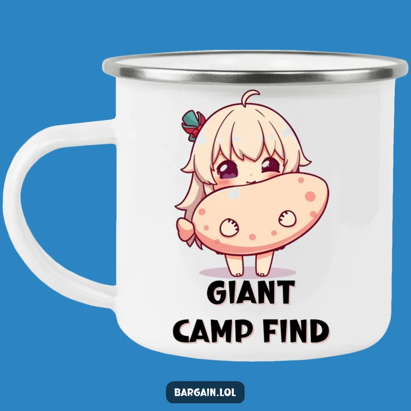 Funny Enamel Mug: Pure Delight & Giant Novelty - Outdoor Joy, Funny Gift