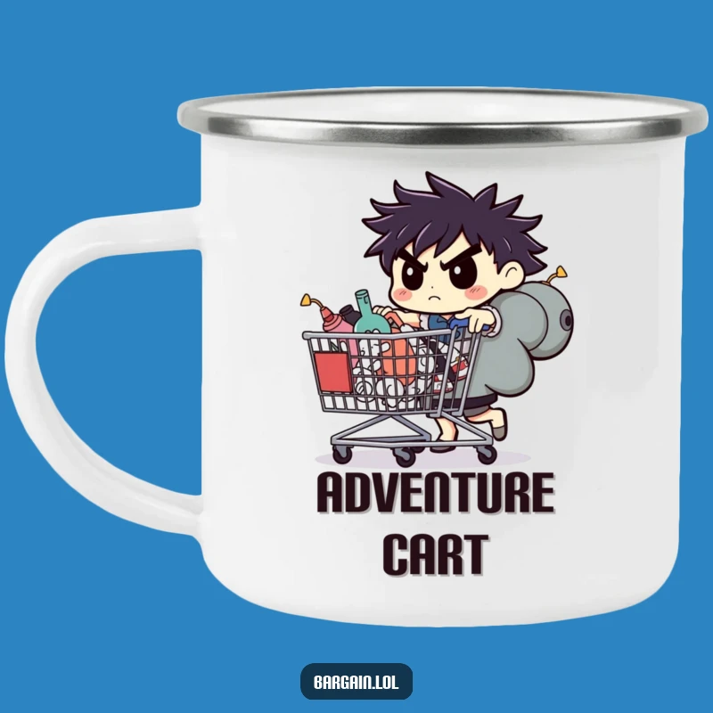 Funny Expedition Enamel Mug - Rugged & Hilarious Explorer's Gear