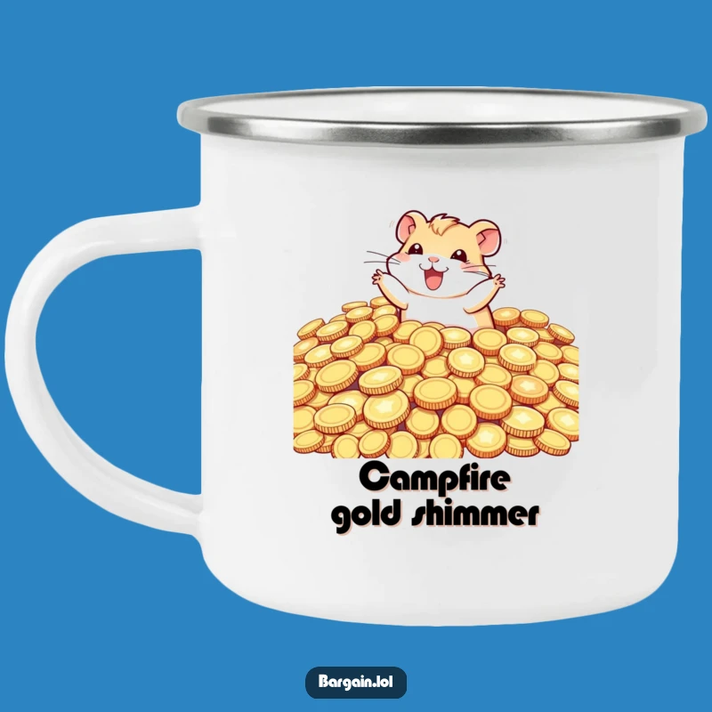Funny Hamster Coin Dive Camping Mug - Rich Adventures & Gift