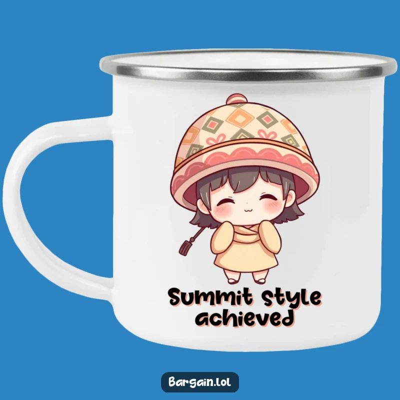 Funny Oversized Hat Camp Mug - Shy Style Outdoor Coffee Gift