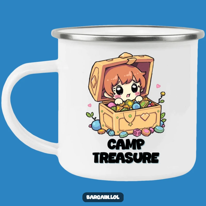 Funny Treasure Surprise Camping Mug: Your Adventurous Companion for Outdoor Finds!