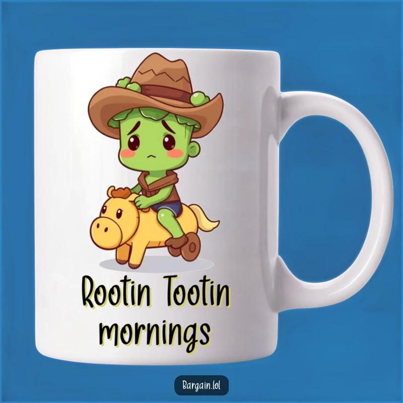 Funny Broccoli Cowboy Mug: A Hilarious Gift for Veggie and Rodeo Fans