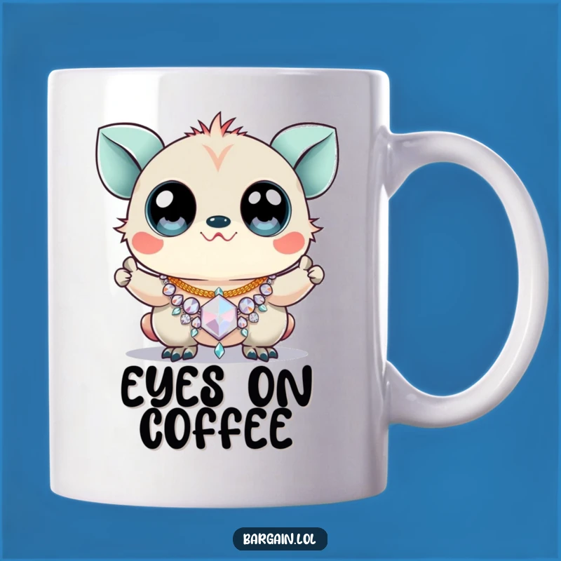 Funny Googly Eyes Creature Mug - Hilarious Gift for Treasure Hunters!