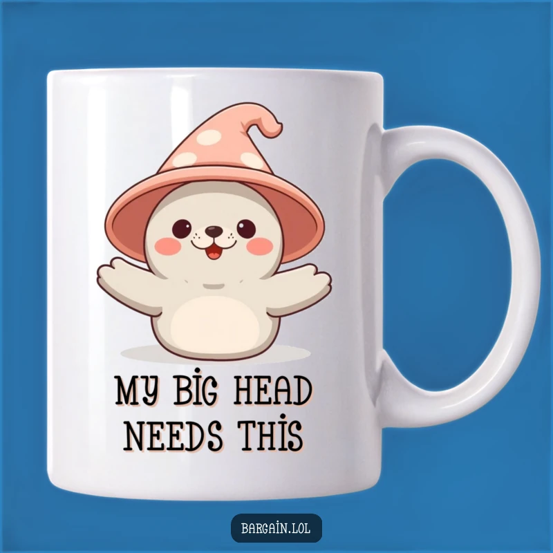 Funny Kawaii Seal Mug: Humorous Novelty Hat Gift for Seal Lovers