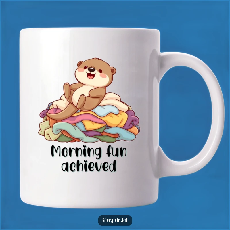 Funny Otter Slide Mug: Hilarious Otter Gift for Animal Lovers