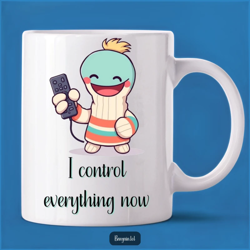 Funny Sock Puppet Remote Control Mug: The Ultimate Funny Gift for TV Lovers
