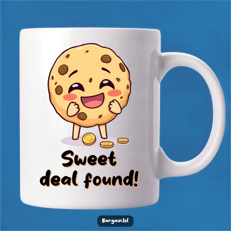 Funny Cookie Coin Mug: Sweet Comedy, Perfect Gift for Treat Lovers