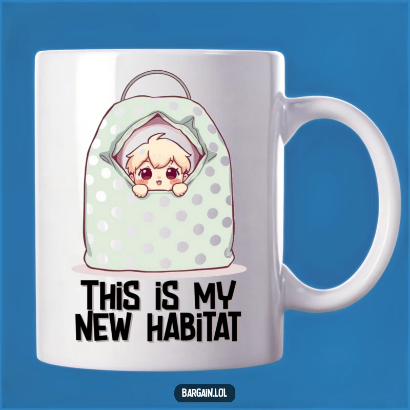 Funny Thrift Surprise Mug: Tiny Character's Shocking Find Gift