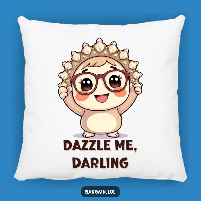 Funny Brooch Accent Pillow - Comfy & Hilarious Home Decor