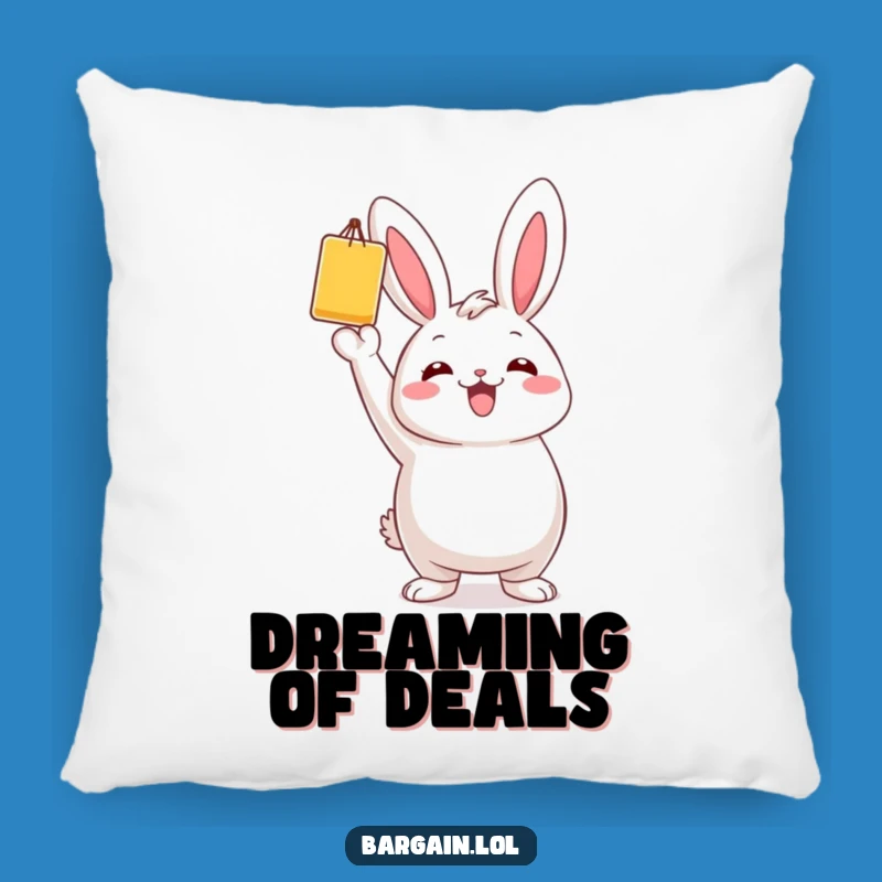 Funny Comfort Pillow: Bunny's Happy Haul, Surprise Funny Gift!
