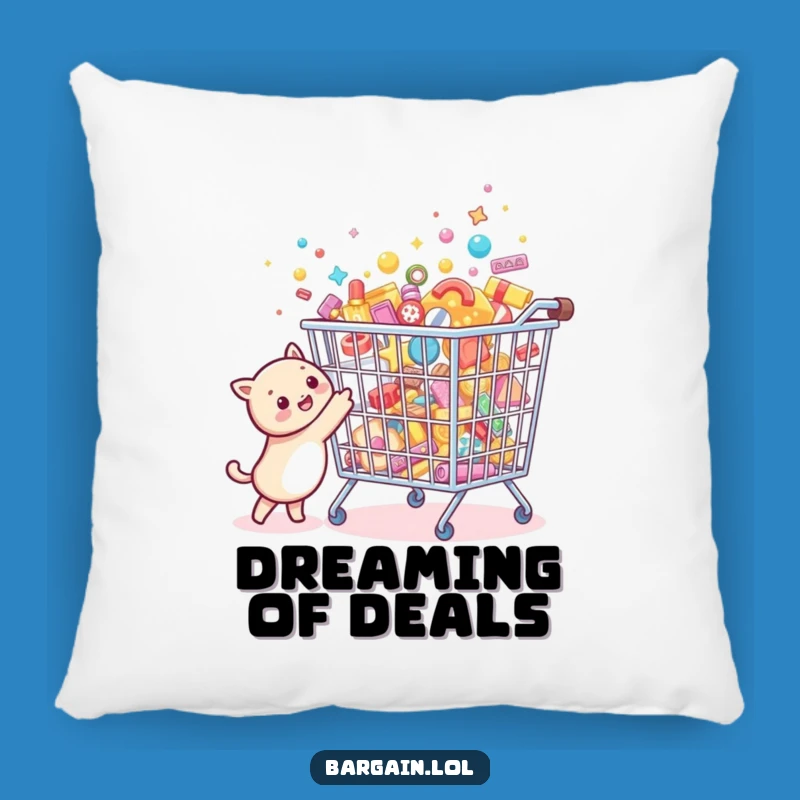 Funny Bargain Hunter Pillow: Cozy Creature Treasure Accent