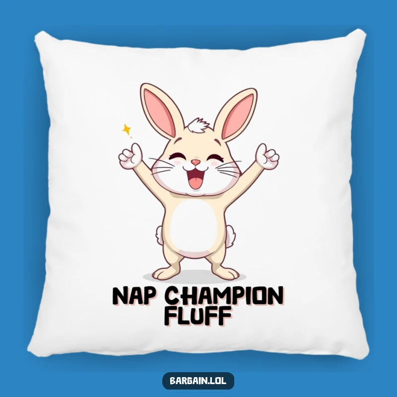 Funny Dust Bunny Pillow: Snuggle Up with This Hilarious Dancing Character for Ultimate Comfort!