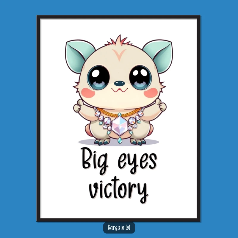 Funny Googly Eyes Digital Art - Instant Whimsy for Your Walls!