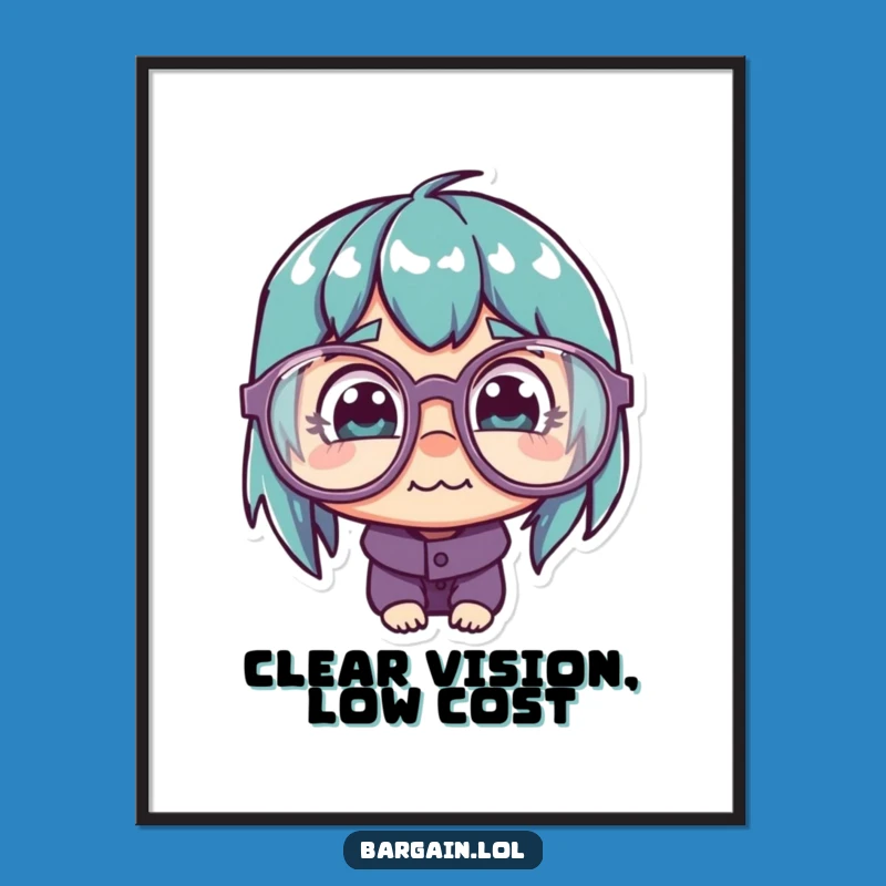 Funny Cheap Price Glasses Art Print - Quirky Bargain Wall Decor