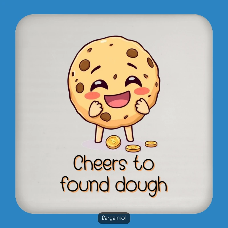 Funny Cookie Coin Coaster: Protect Surfaces with Sweet Critter Charm