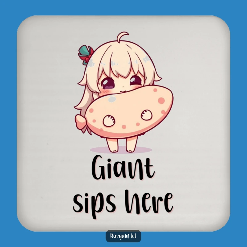 Funny Coaster: Pure Delight & Giant Novelty - Joyful Art, Tabletop Funny Gift