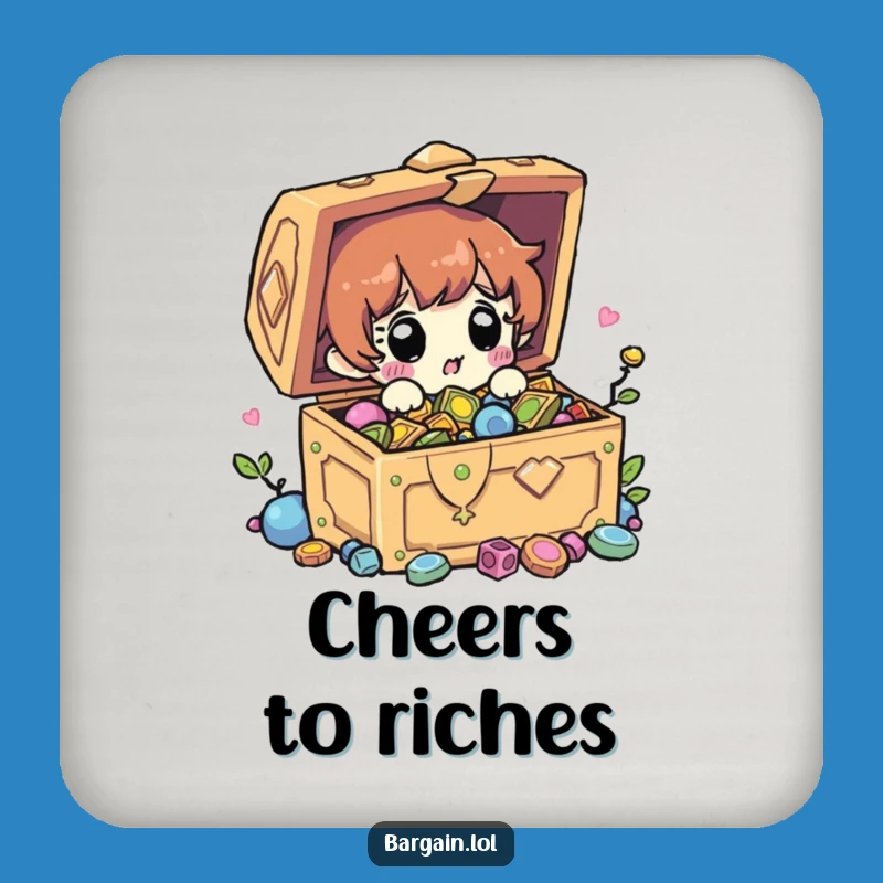 Funny Treasure Surprise Coaster: Protect Surfaces with This Hilarious Discovery!