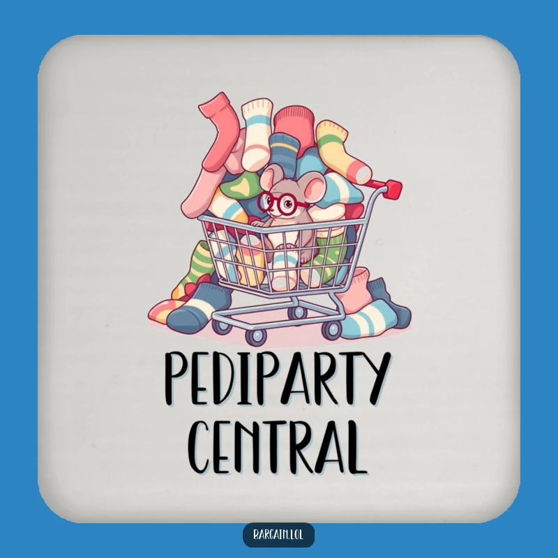 Funny Sock Mouse Coaster: Laundry Protection, Perfect Gift