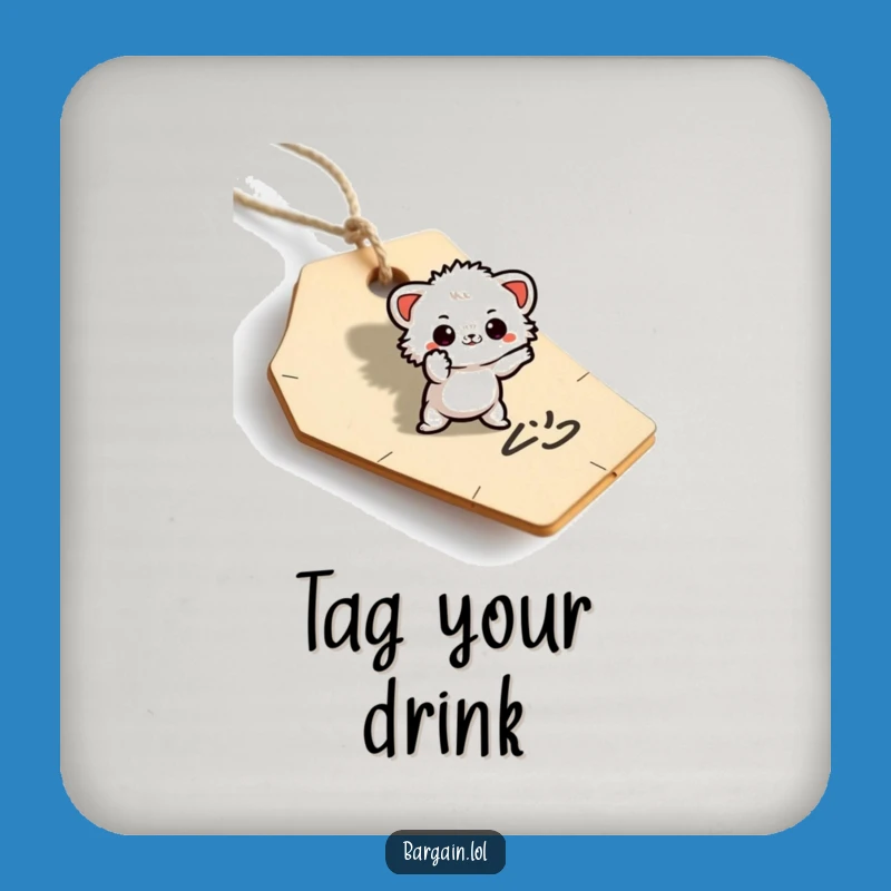 Funny Fuzzy Being Coaster Set - Protect Surfaces with Flair!