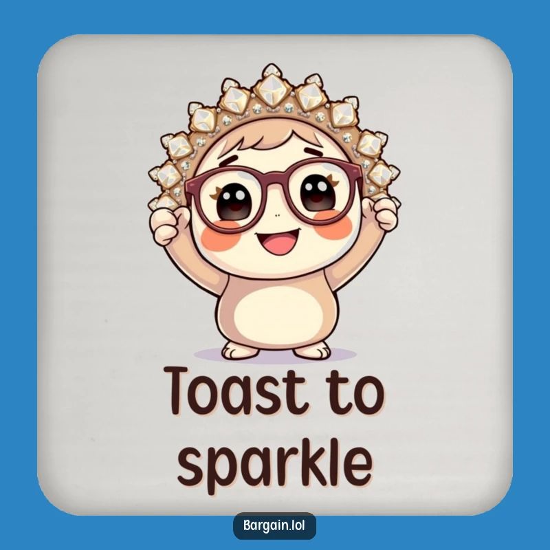 Funny Brooch Drink Coaster - Hilarious Protection for Your Surfaces