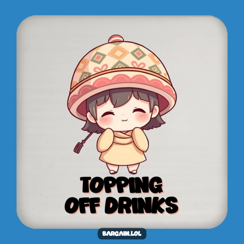 Funny Large Hat Coaster - Shy Fashion Home Decor Gift