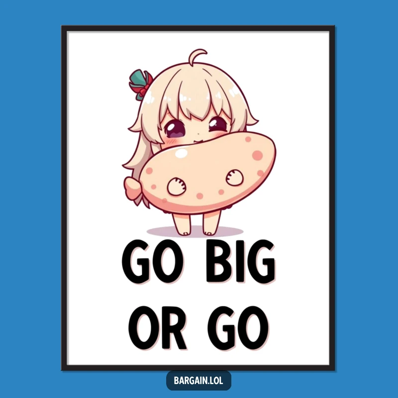 Funny Poster: Pure Delight Character & Huge Novelty - Joyful Art, Funny Gift