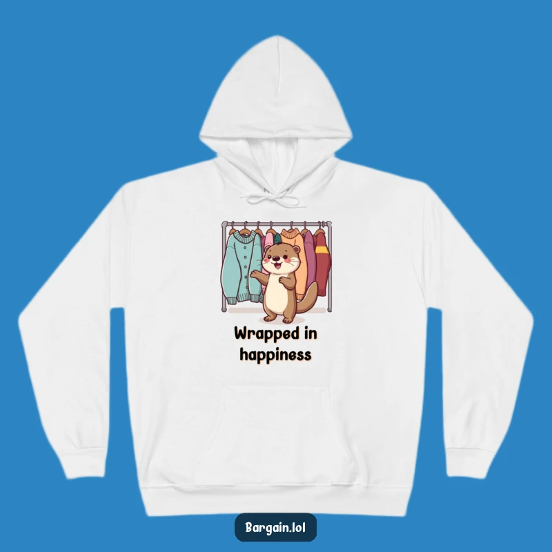 Cozy Funny Kawaii Otter Hoodie: Happy Sweater Dance Comfort