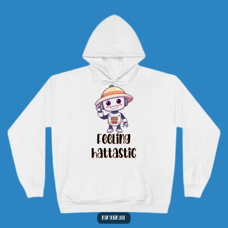 Cozy Funny Robot Hat Hoodie: Warm & Humorous Outerwear for Geeks