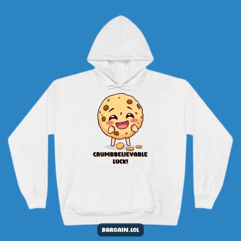 Funny Cookie Coin Hoodie: Cozy Laughter, Warm & Humorous Gift