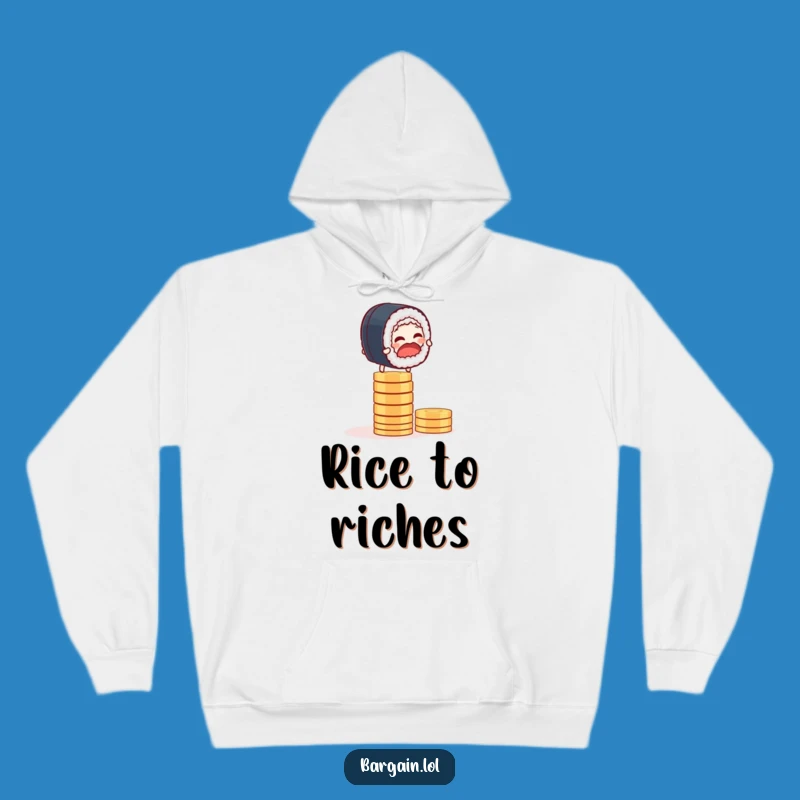 Funny Sushi Balance Hoodie: Cozy Comfort with a Playful Twist
