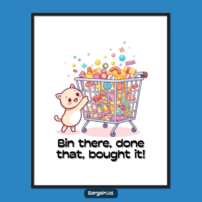 Free Printable Bargain Bin Art: Creature's Joy, Funny Downloadable Wall Decor