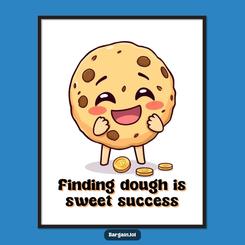 Funny Free Printable Wall Art: Cookie's Lucky Find Downloadable Art Gift