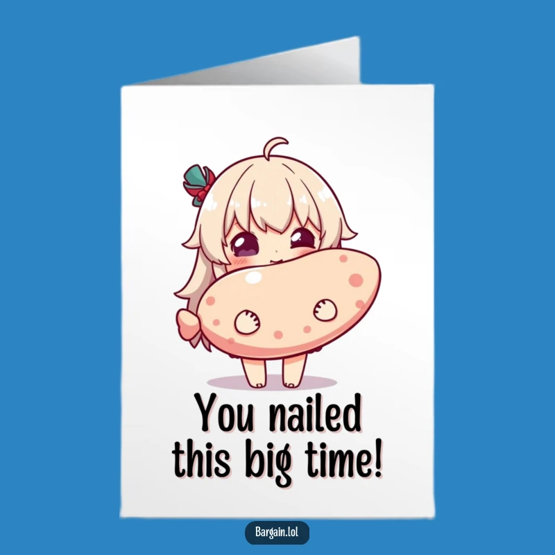 Free Printable Congrats Card: Big Item Joy, Humorous Downloadable Gift