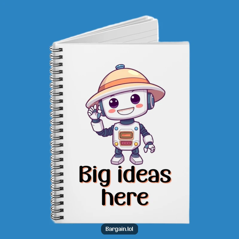 Funny Robot Idea Notebook: Humorous Journal for Techie Thoughts
