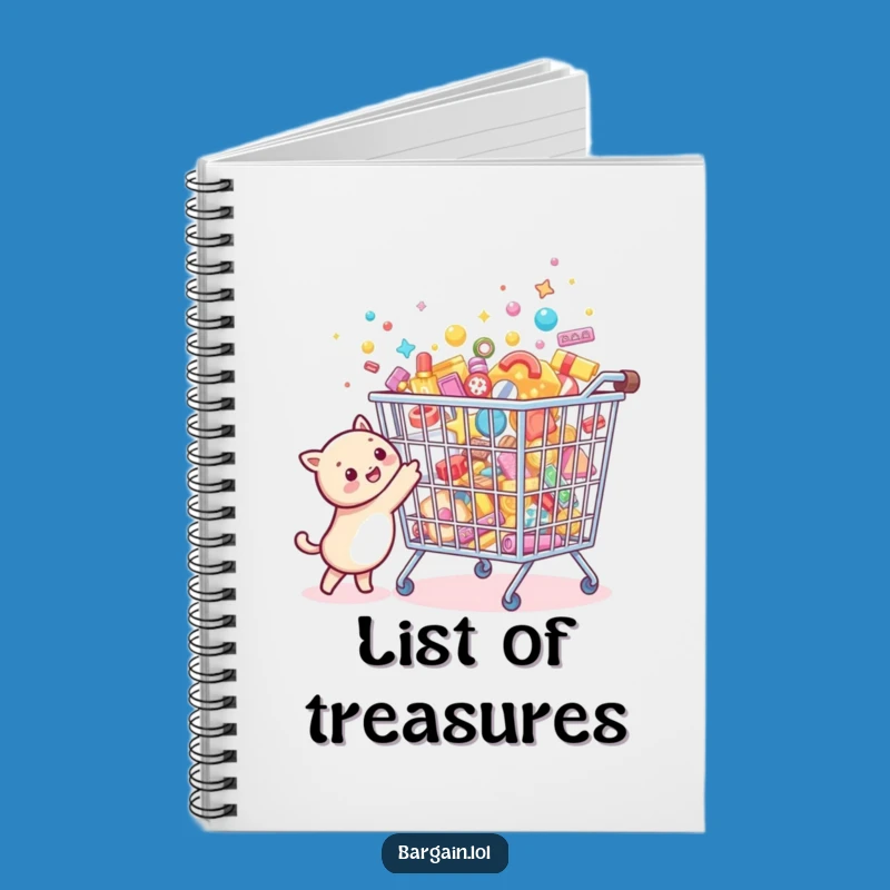 Funny Bargain Hunter Notebook: Tiny Creature Treasure Journal