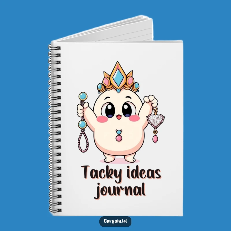 Funny Bling Notebook: Blob Character Journal, Hilarious Gift for Creatives