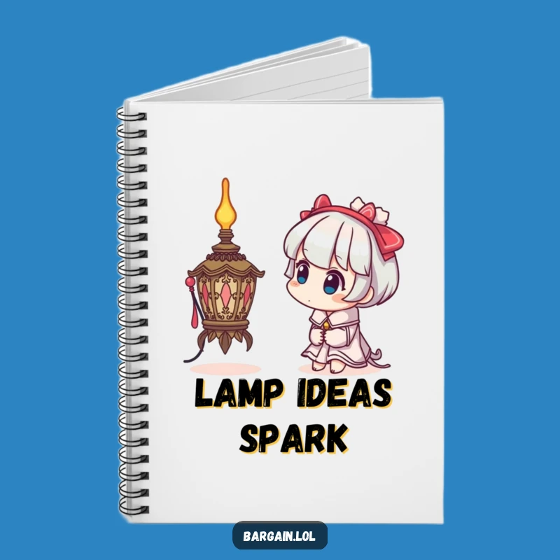 Funny Journal: Curious Lamp Character - Bizarre Ideas, Creative Funny Gift
