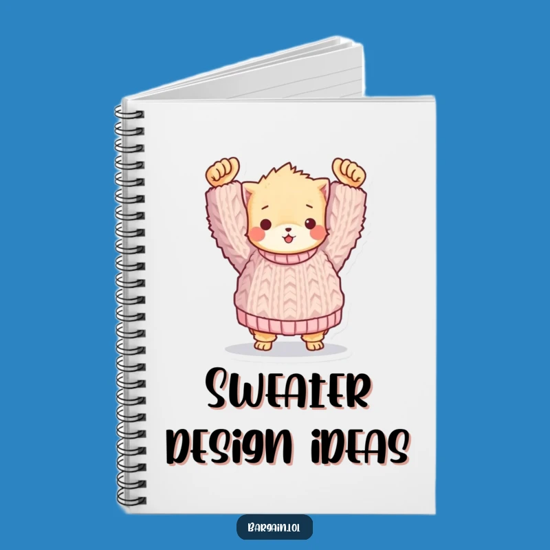 Funny Sweater Ideas Notebook: Fuzzy Friend's Find, Creative Humor Gift