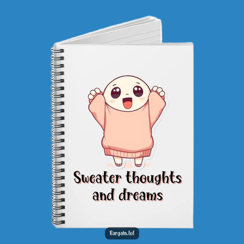 Funny Sweater Notebook: Journal Your Finds With Cute Character Humor