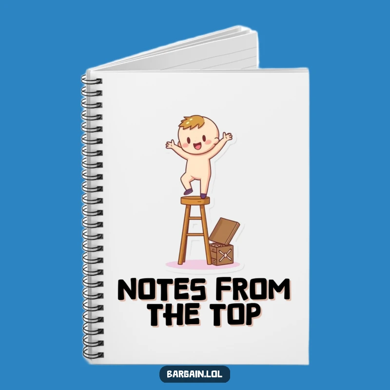 Funny Treasure Ideas Notebook: Jot Down Goals with This Cartoony Figure's Quest!