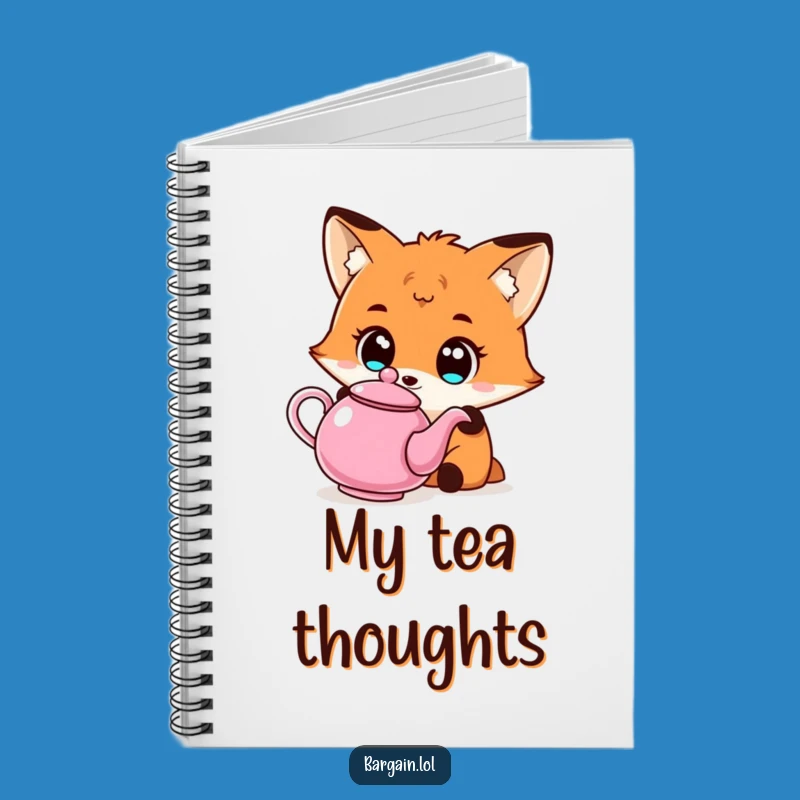 Funny Kawaii Fox Notebook: Jot Down Quirky Ideas