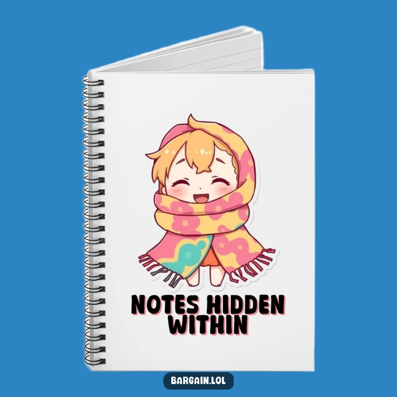 Funny Scarf Dreams Notebook: Jot Down Ideas in This Tiny Character's Cozy World!