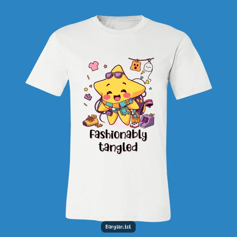 Funny Star Thrift Adventure T-Shirt: Humorous Tee for Vintage Lovers